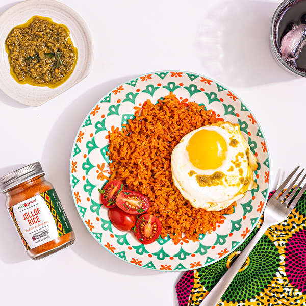 New Jollof Rice Spice Blend From Poks Spices and Burlap & Barrel