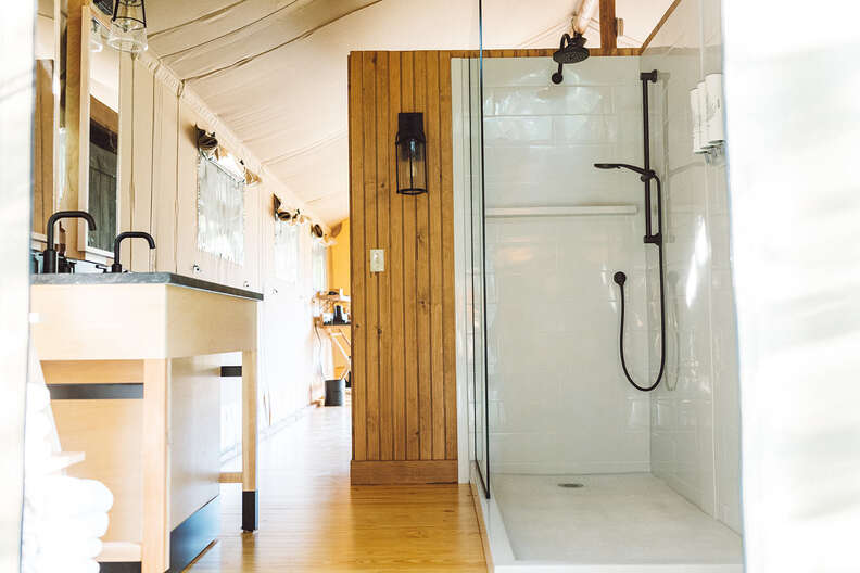 cabin shower stall