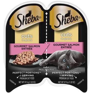 Best grain-free wet cat food: Sheba Perfect Portions Salmon Cuts