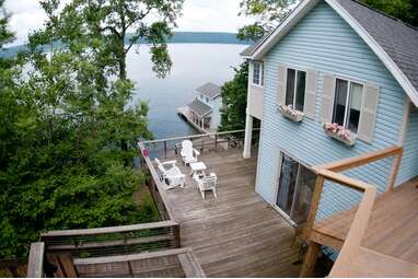 Large secluded Caguya Lake house with private beach