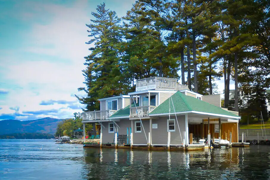 Lake George boat house