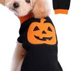 This pumpkin sweater that will keep your dog warm on a chilly Halloween: BOBIBI Dog Halloween Pumpkin Sweater