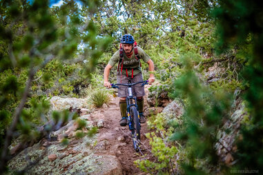 mountain biker