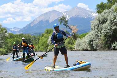 white water rafting