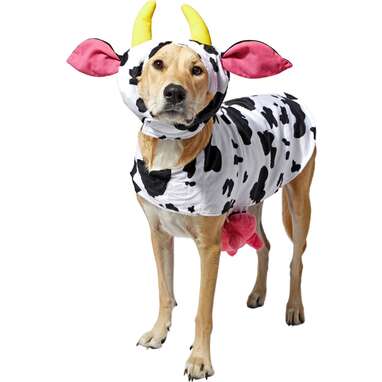 Say moooooo: Frisco Happy Cow Dog & Cat Costume
