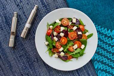 greek salad with feta cheese