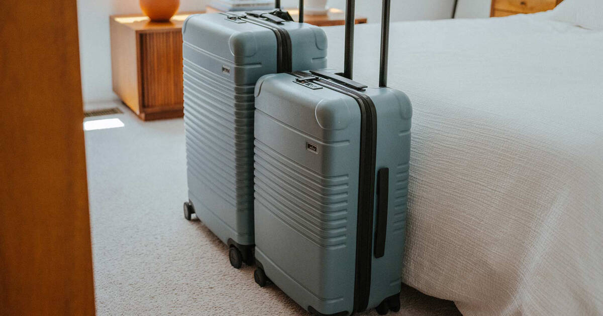 Away Carry-On vs.  Basics Hardside Spinner luggage