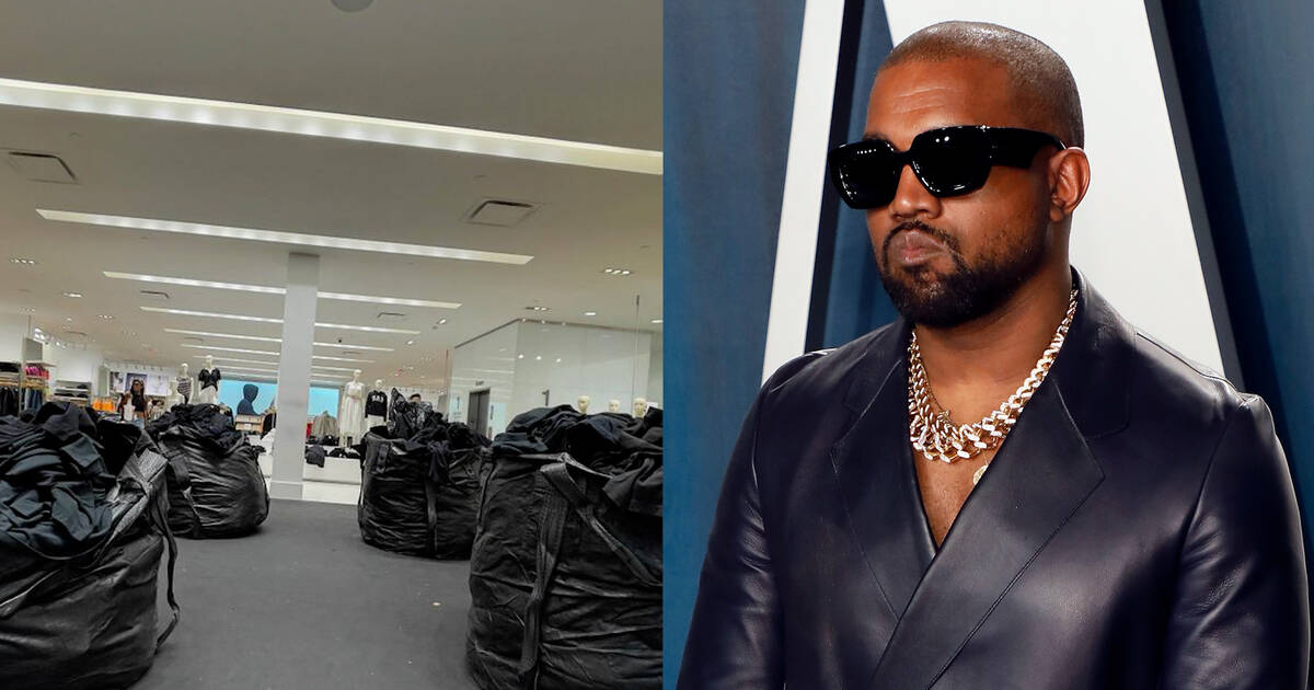 Kanye West and Gap Are Selling Clothes Out of Garbage Bags