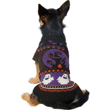 Knit Dog sweaters for small dogs girl . Dog clothes with Sequins