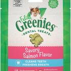 GREENIES Feline Savory Salmon Flavor Adult Dental Cat Treats, 4.6-oz bag