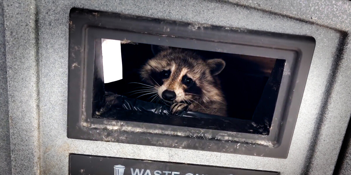 Raccoon Takes Over A Garbage Can For The Sweetest Reason - Videos - The ...