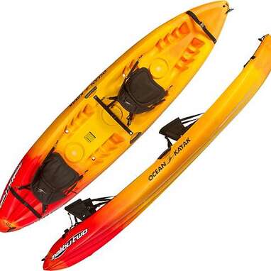 Most lightweight kayak for dogs: Ocean Kayak Malibu Two 120 Kayak