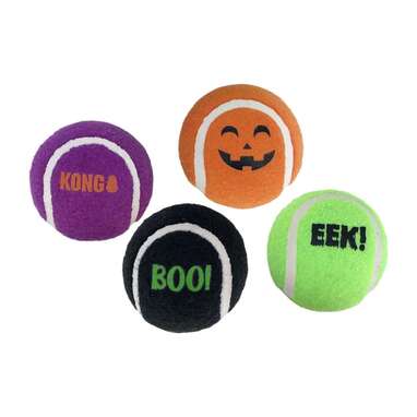 For Halloween day fetch with your pup: KONG Halloween Sport Balls