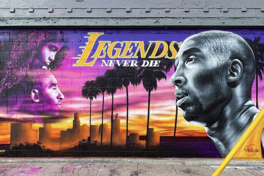Kobe & Gianna Bryant Murals Locations in Los Angeles and Worldwide