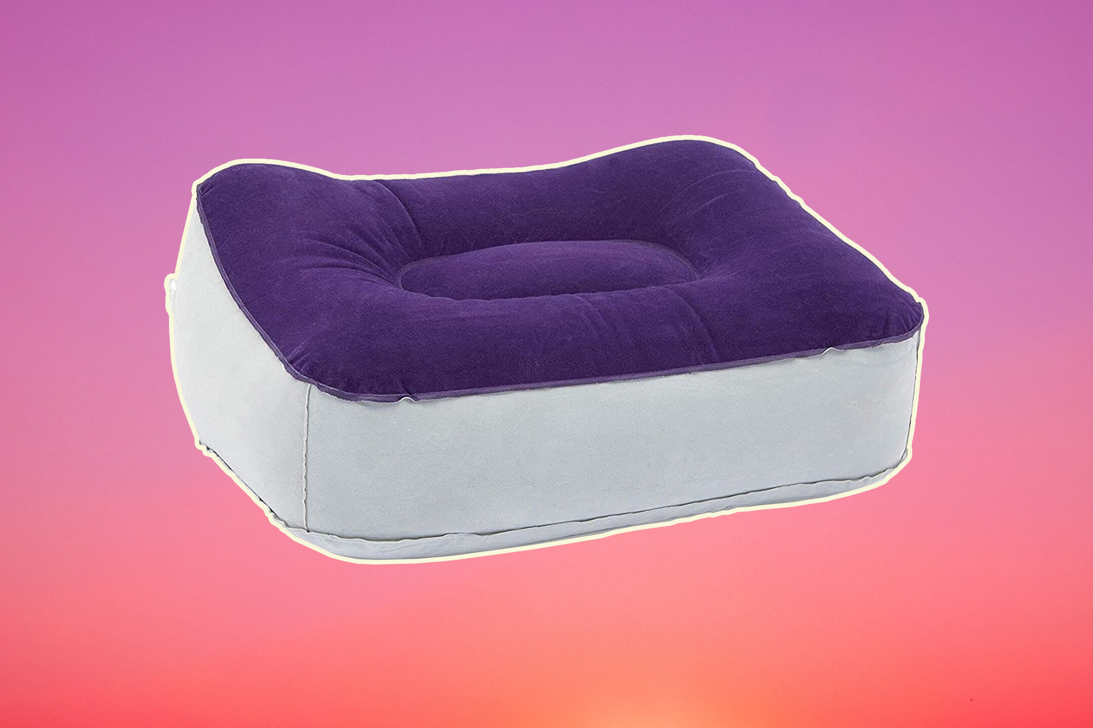 Okuna Outpost Inflatable Travel Foot Rest (2-pack)