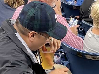 Baseball Fans Across the Country Finally Drinking Beer From Their