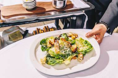 Caesar salad at Cucina 8 1/2