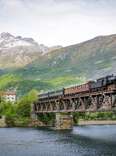 train over bridge