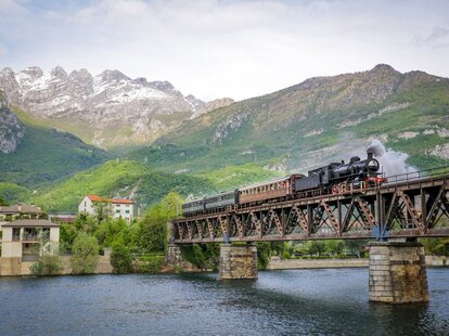 train over bridge