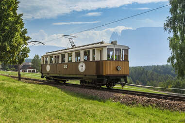 wooden train