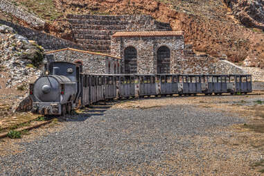 old mining train
