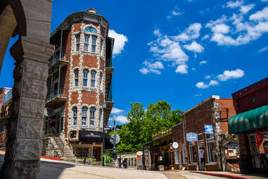 Historic downtown Eureka Springs