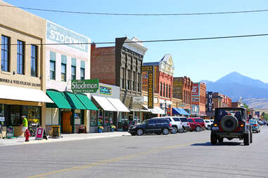 View of downtown Livingston