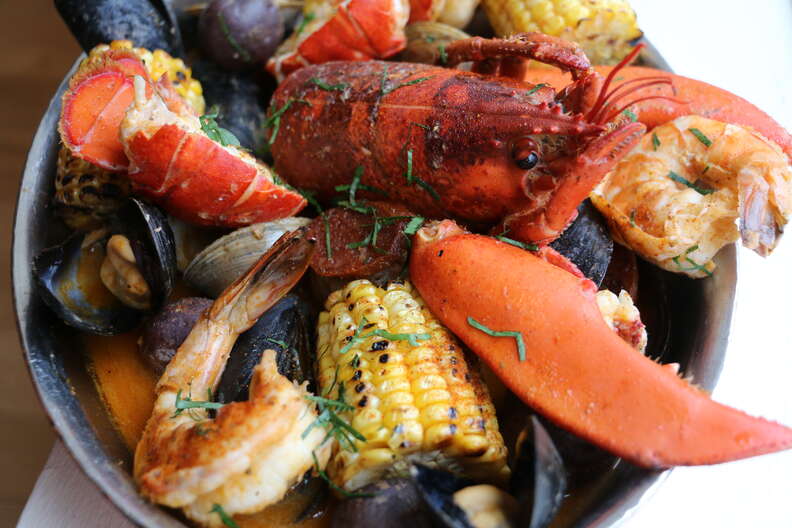 Chef Robert Sisca clambake