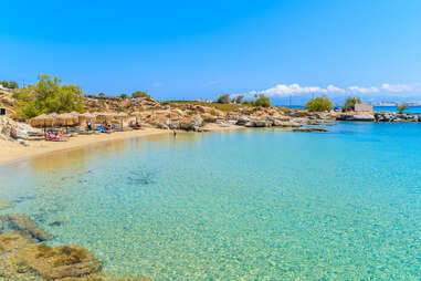 clear turquoise water