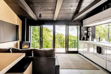 Modern retreat in the Catskills