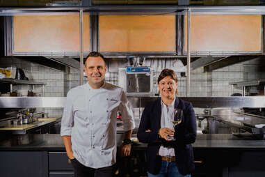 Chef Markus Glocker and beverage director Katja Scharnagl