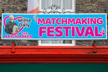 matchmaking festival sign