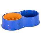 Bamboo Double Diner Dog Food Bowl