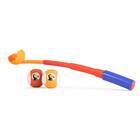 Telescoping Ball Launcher Dog Toy with 2 Tennis Balls