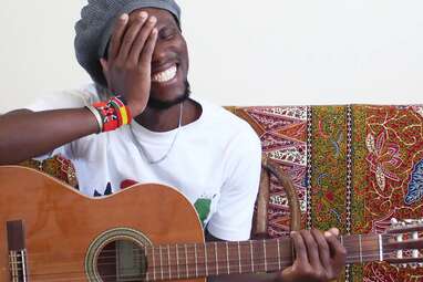 Drumming meditation and African folk songs