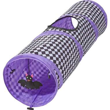 For the tunnel lovers: Frisco Halloween Checkered Foldable Tunnel