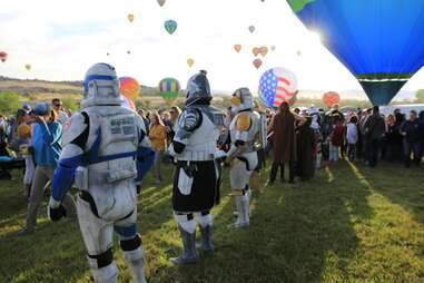 people dressed as storm troopers