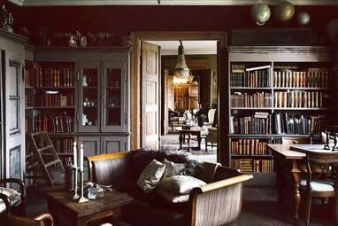 Manor house with major dark academia vibes