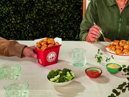 plant-based orange chicken taste test