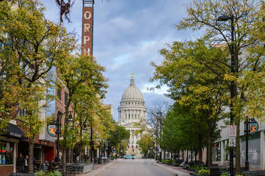 view of Wisconsin's State Capitol