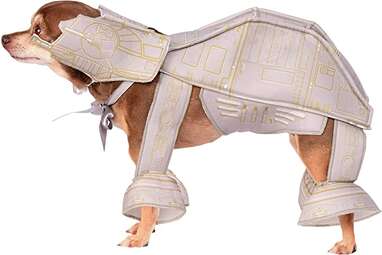 To get your pup battle-ready: Rubie’s AT-AT Imperial Walker Dog Costume
