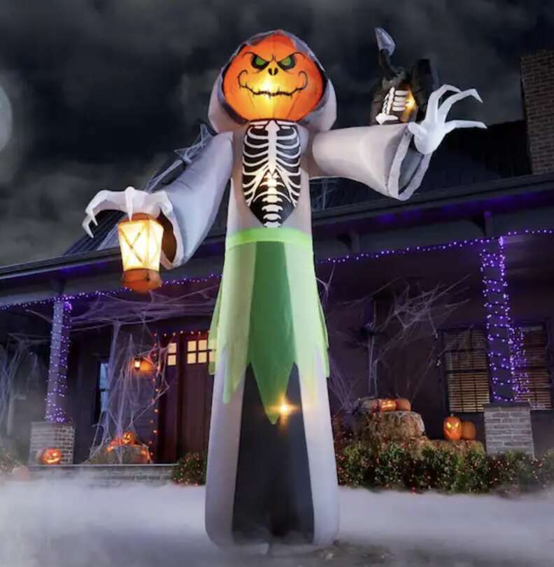 Halloween Exclusive Pumpkin Skeleton Decoration 60 Inches