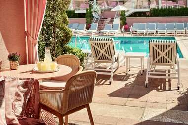 The Polo Lounge at The Beverly Hills Hotel