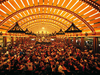 beer hall interior