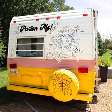 Dolly Parton-themed camper near Knoxville