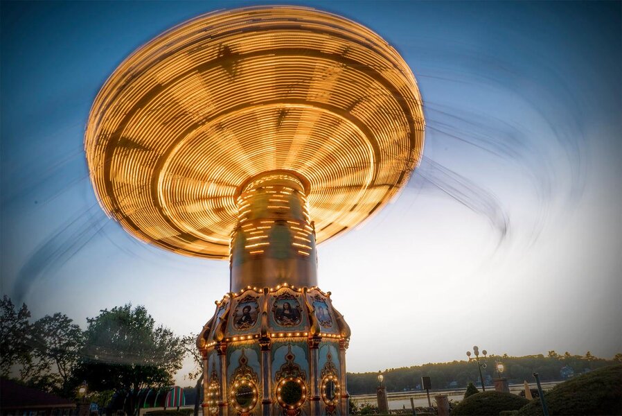 Canobie Lake Park has over 85 rides, games, and attractions