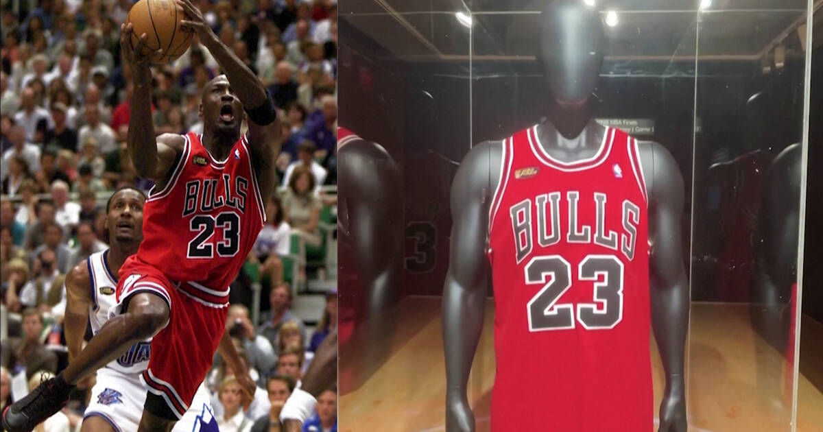Michael Jordan's 'Last Dance' jersey sells for a record $10.1m at auction
