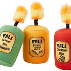 The smells (and squeaks!) of fall: Frisco Fall Candles Plush Squeaky Dog Toy, 4 count