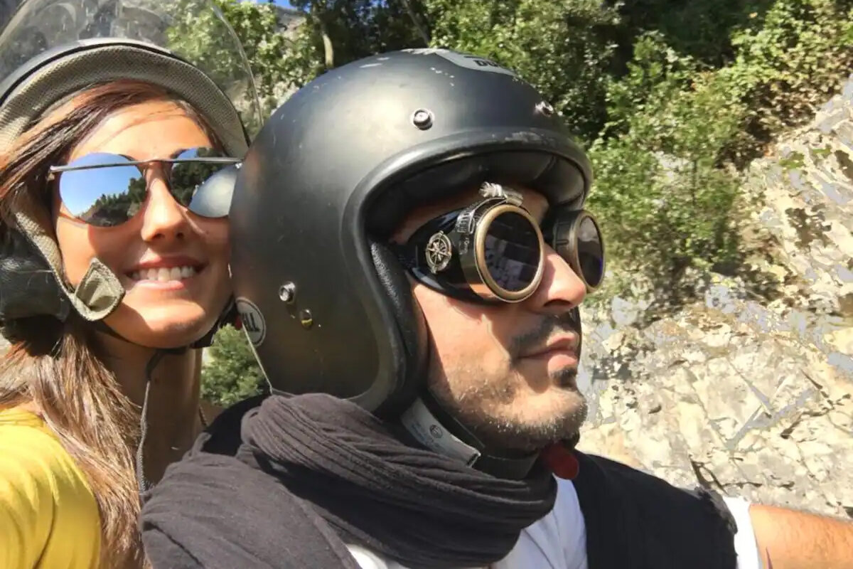 Ducati ride along Amalfi Coast