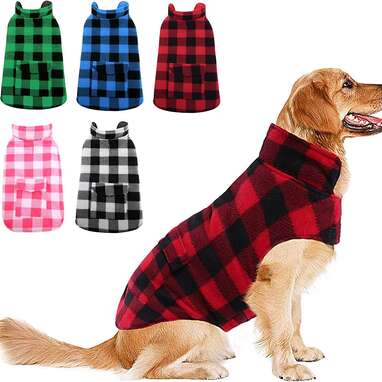 Because fleece is always in for fall: ASENKU Dog Fleece Jacket